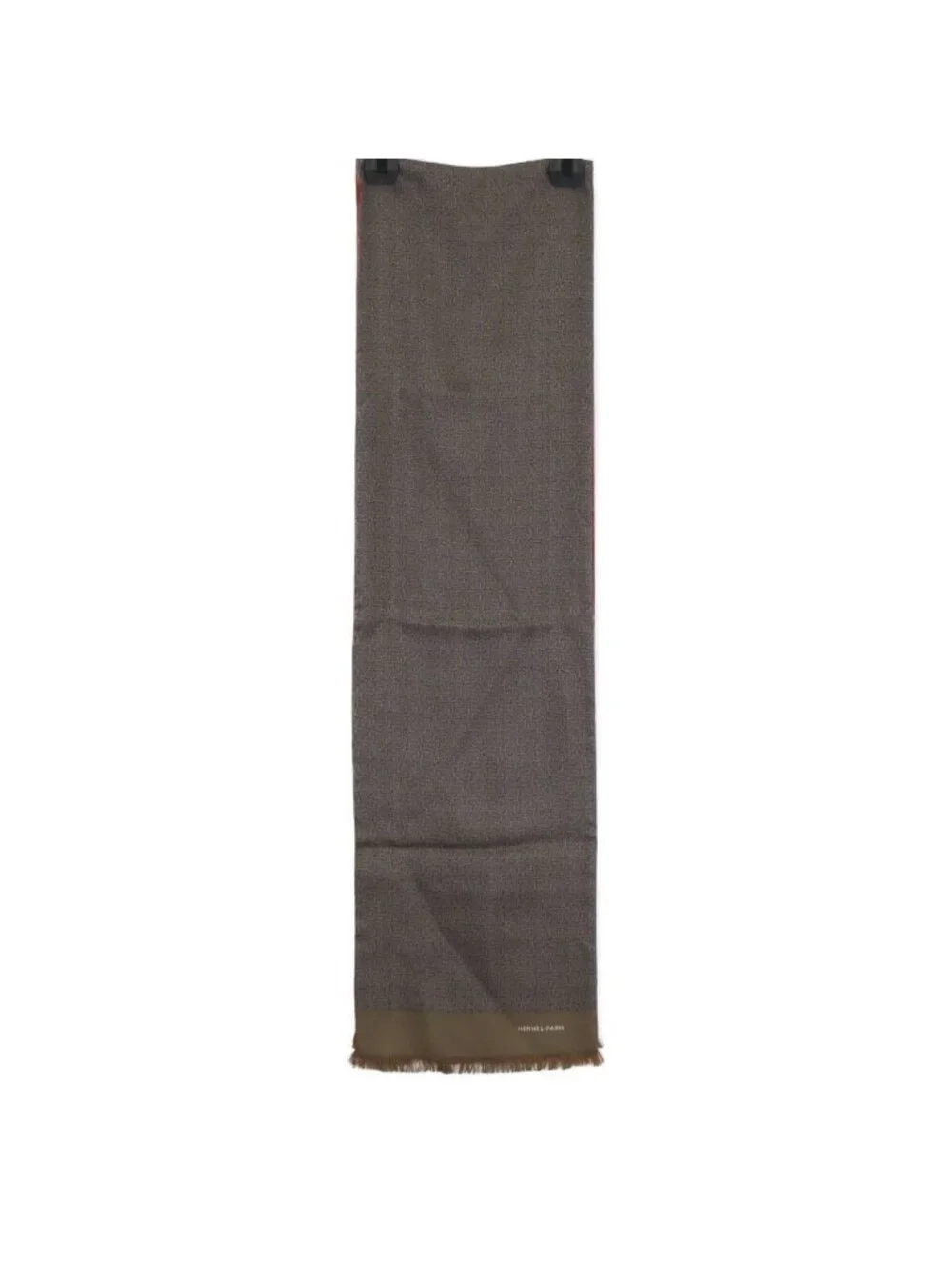 Hermes Allover Silk Wool Shawl Scarf